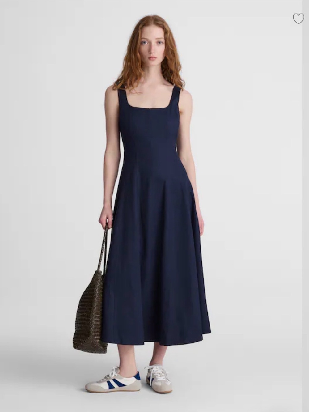Madewell The Rylee Midi Dress • size 6 • NU559